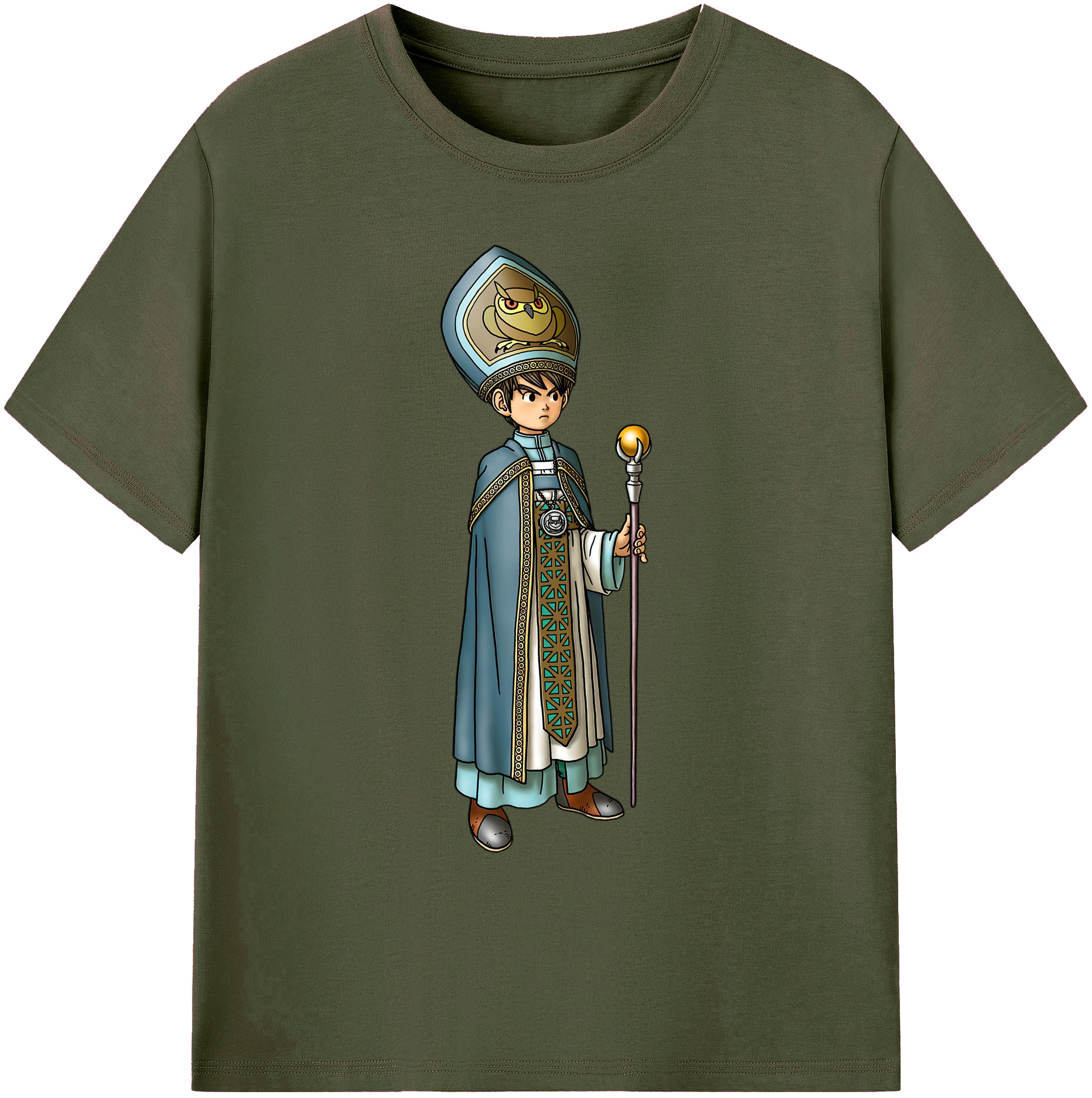 （画像用） ドラゴンクエスト Doragon Kuesuto Dragon Quest 綿100％ メンズ半袖Tシャツ｜肌触りやわらか＆通気性